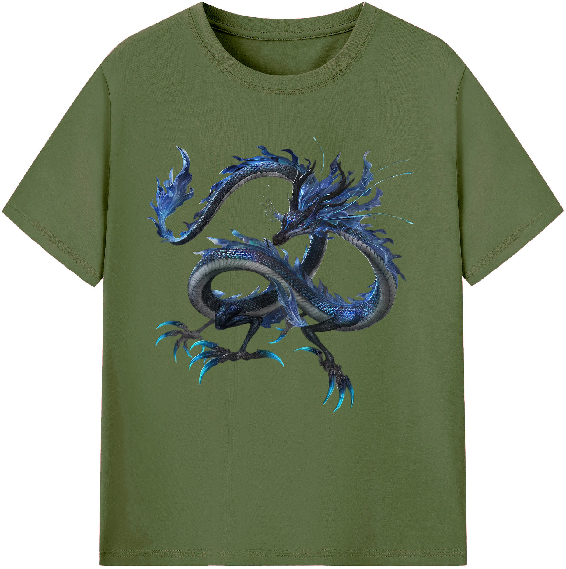 （画像用） Ne Zha 2 ナタ 魔童の大暴れ 綿100％半袖Tシャツ（フロントプリント）